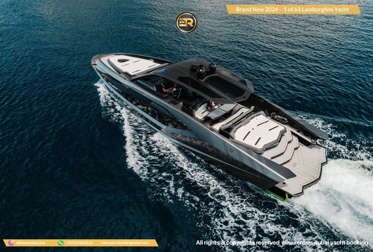 Brand New 1 of 63 Lamborghini Yacht