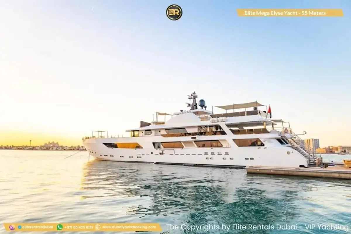 Elite Mega Elyse Yacht - 55 Meters