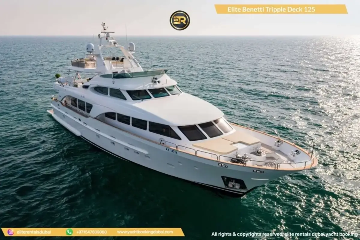 Elite Benetti Triple Deck 125 Yacht